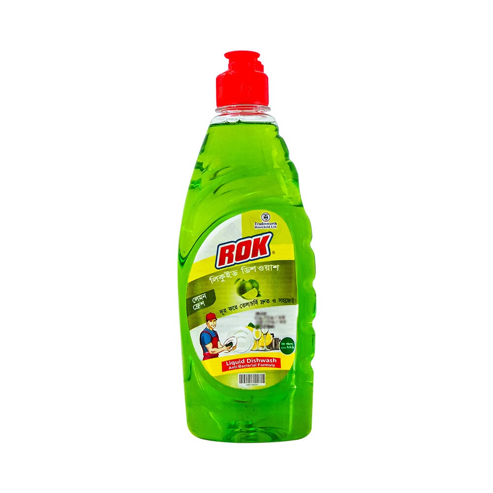 ROK Lemon Liquid Dishwash (500 ml)